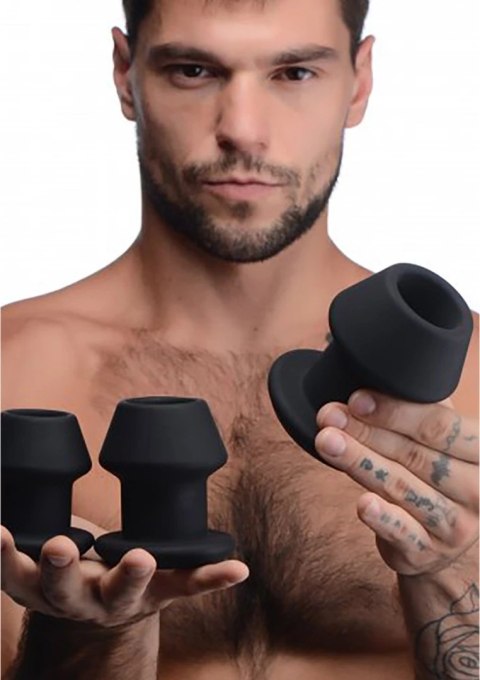 Zestaw wydrążonych korków analnych XR Brands Zestaw wydrążonych korków analnych XR Brands
