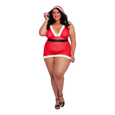 Dreamgirl - Spódniczka Mini Mikołajka - Plus Size Dreamgirl - Spódniczka Mini Mikołajka - Plus Size