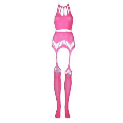 Dwuczęściowe body z krótkim topem i pończochami XS/L Ouch! by shots