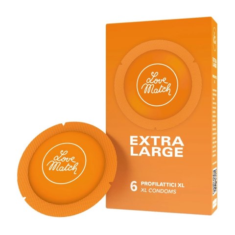 Love Match - Prezerwatywy ekstra mocne - 6 szt Love Match - Prezerwatywy ekstra mocne - 6 szt