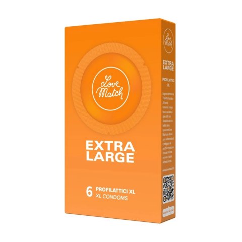 Love Match - Prezerwatywy ekstra mocne - 6 szt Love Match - Prezerwatywy ekstra mocne - 6 szt