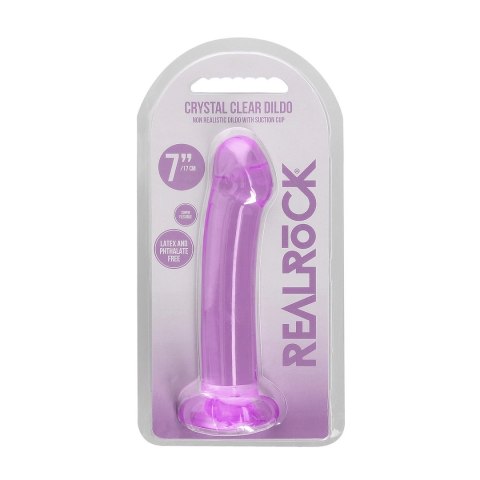 RealRock - Dildo z przyssawką gładkie 17 cm RealRock - Dildo z przyssawką gładkie 17 cm