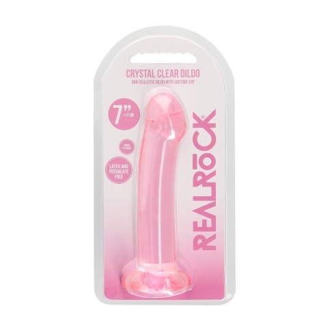 RealRock - Dildo z przyssawką gładkie 17 cm RealRock - Dildo z przyssawką gładkie 17 cm