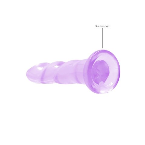 RealRock - Dildo z przyssawką karbowane 17 cm RealRock - Dildo z przyssawką karbowane 17 cm