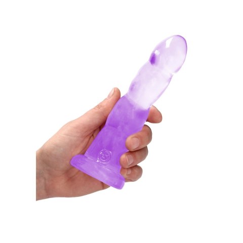 RealRock - Dildo z przyssawką karbowane 17 cm RealRock - Dildo z przyssawką karbowane 17 cm