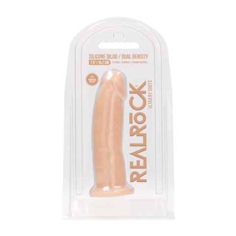 RealRock - Silikonowe dildo bez jąder 20 cm