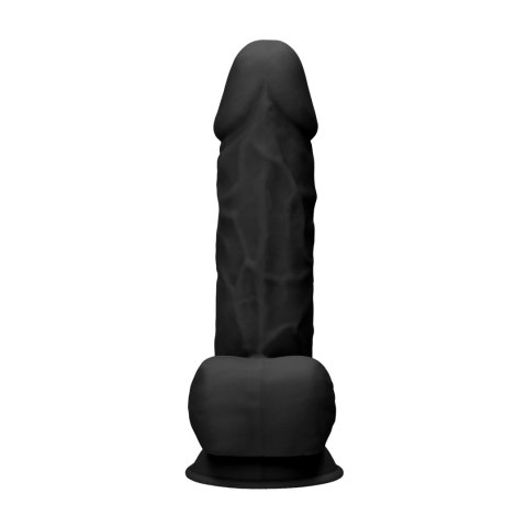 RealRock - Silikonowe dildo z jądrami 21,6 cm