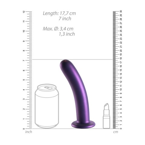 Ouch! - Wąskie silikonowe dildo z przyssawką 17 cm