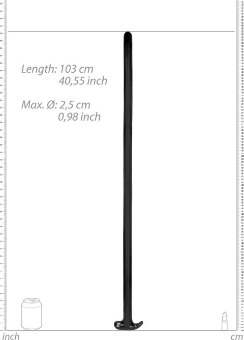 Ouch! - Teksturowane wężowe dildo 100 cm Ouch! - Teksturowane wężowe dildo 100 cm