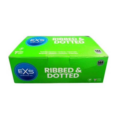 Prezerwatywy prążkowane 3w1 144 szt EXS Prezerwatywy prążkowane 3w1 144 szt EXS
