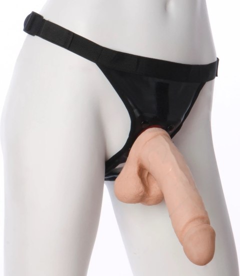 Doc Johnson - Uprząż z dildo - 20 cm Doc Johnson - Uprząż z dildo - 20 cm