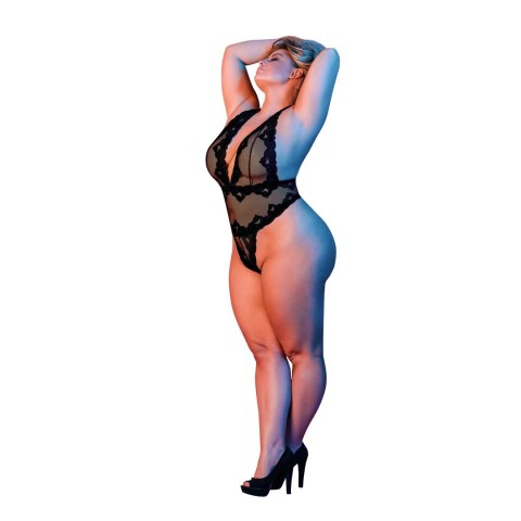 Magic Silk - Body z głębokim dekoltem - plus size Magic Silk - Body z głębokim dekoltem - plus size