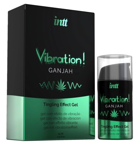 INTT - Żel Wibracyjny Z Efektem Mrowienia Nasiona Konopii 15 ml INTT - Żel Wibracyjny Z Efektem Mrowienia Nasiona Konopii 15 ml