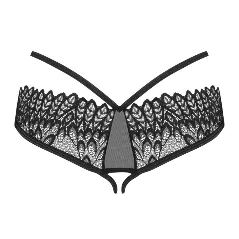 Obsessive - Majtki Donarella bez krocza czarne XL/2XL Obsessive - Majtki Donarella bez krocza czarne XL/2XL