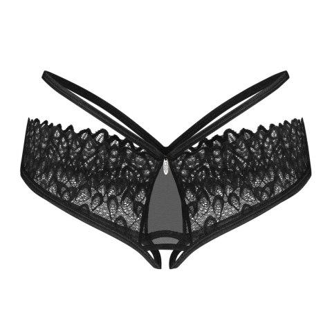 Obsessive - Majtki Donarella bez krocza czarne XS/S Obsessive - Majtki Donarella bez krocza czarne XS/S