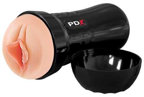 PET - Realistyczny Masturbator Z Otworem Pochwy W Dyskretnym Etui Czarny PET - Realistyczny Masturbator Z Otworem Pochwy W Dyskretnym Etui Czarny