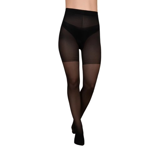 Bye Bra - Control Slim 40 Wyszczuplające rajstopy czarne XL Bye Bra - Control Slim 40 Wyszczuplające rajstopy czarne XL