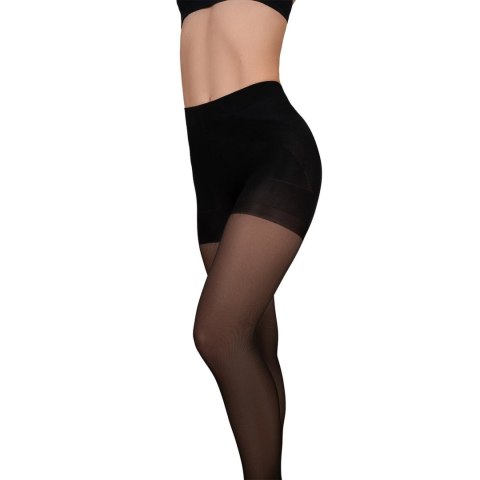 Bye Bra - Power Up 40 rajstopy do modelowania czarne M Bye Bra - Power Up 40 rajstopy do modelowania czarne M