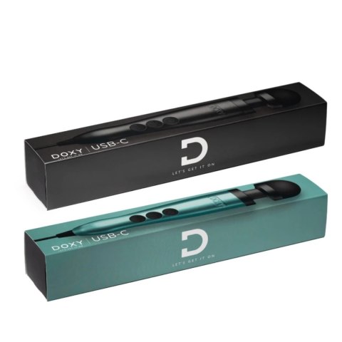 Doxy - 3 USB-C Wand Innowacyjny masażer ładowany USB czarny Doxy - 3 USB-C Wand Innowacyjny masażer ładowany USB czarny