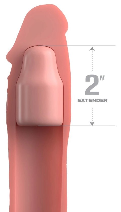 FXTE - Nakładka Na Penisa 66% Grubszy Penis + 7,1 CM Cielisty FXTE - Nakładka Na Penisa 66% Grubszy Penis + 7,1 CM Cielisty