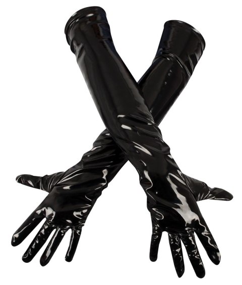 Black Level - Czarne Długie Rękawiczki S Black Level - Czarne Długie Rękawiczki S