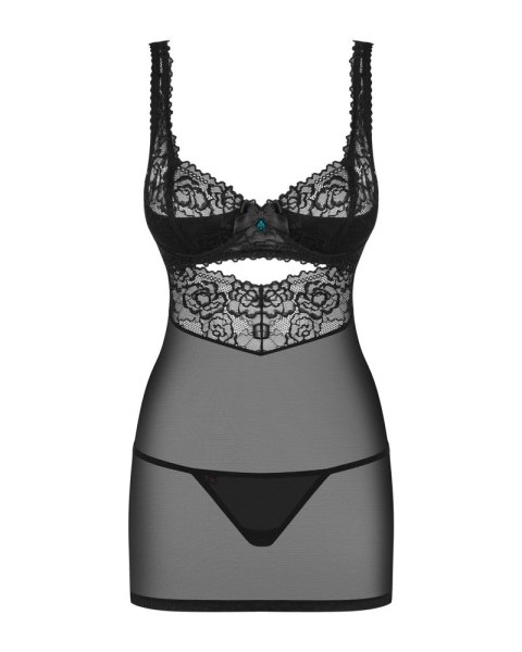 Obsessive - Seksowna Sukienka Z Delikatną Koronką + Stringi L/XL Obsessive - Seksowna Sukienka Z Delikatną Koronką + Stringi L/XL