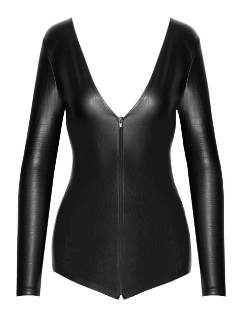 Noir - Gorące Body Z Głębokim Dekoltem Połyskująca Skóra Węża XL Noir - Gorące Body Z Głębokim Dekoltem Połyskująca Skóra Węża XL
