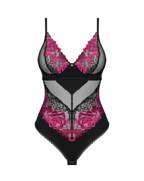 Obsessive - Seksowne Body Z Kwiatowej Koronki Rosenty M/L Obsessive - Seksowne Body Z Kwiatowej Koronki Rosenty M/L