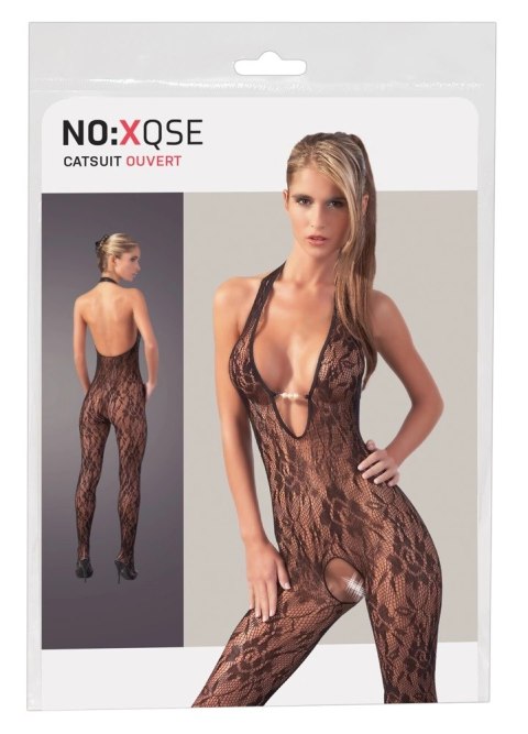 NO:XQSE - Seksowny Kombinezon Z Uchwytem Na Szyję I 3 Perłami L/XL NO:XQSE - Seksowny Kombinezon Z Uchwytem Na Szyję I 3 Perłami L/XL