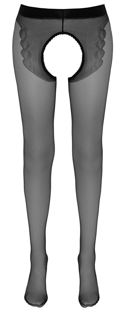 Cottelli LEGWEAR - Jedwabiste Rajstopy Z Otwartym Kroczem 4 Cottelli LEGWEAR - Jedwabiste Rajstopy Z Otwartym Kroczem 4