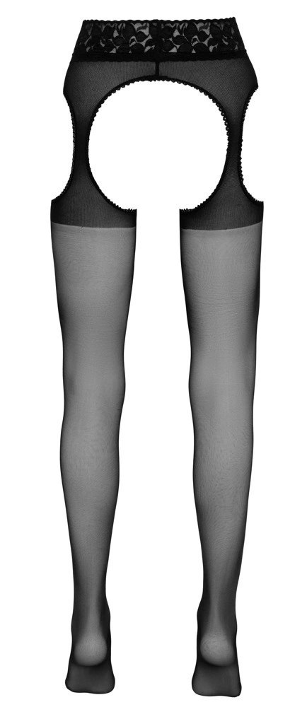 Cottelli LEGWEAR - Rajstopy Do Pończoch Z Koronkowymi Wycięciami 4 Cottelli LEGWEAR - Rajstopy Do Pończoch Z Koronkowymi Wycięciami 4