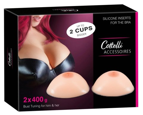 Cottelli ACCESSOIRES - Silikonowe Realistyczne Wkładki Do Piersi 400 g Cottelli ACCESSOIRES - Silikonowe Realistyczne Wkładki Do Piersi 400 g
