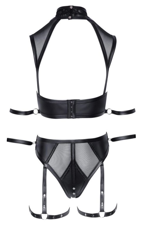 Cottelli Bondage - 2-Częściowy Komplecik Top I Majtki Z Paskami XL Cottelli Bondage - 2-Częściowy Komplecik Top I Majtki Z Paskami XL