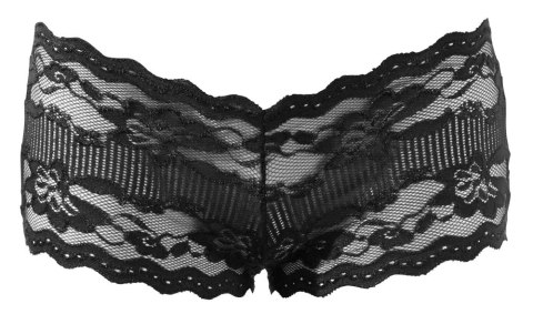 Cottelli LINGERIE - Seksowne Koronkowe Majteczki Z Odkrytym Tyłem I Kokardą Czarne M Cottelli LINGERIE - Seksowne Koronkowe Majteczki Z Odkrytym Tyłem I Kokardą Czarne M