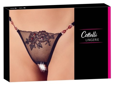 Cottelli LINGERIE - Seksowne Stringi Z Siateczki Z Eleganckim Haftem S/M Cottelli LINGERIE - Seksowne Stringi Z Siateczki Z Eleganckim Haftem S/M