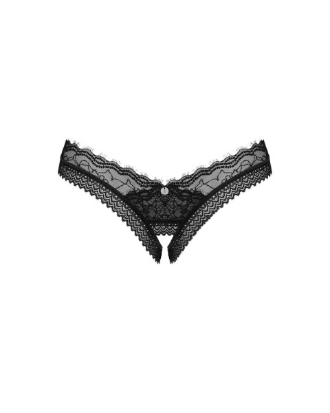 Obsessive - Seksowne Czarne Stringi Z Subtelną Koronką Medilla XL/2XL Obsessive - Seksowne Czarne Stringi Z Subtelną Koronką Medilla XL/2XL