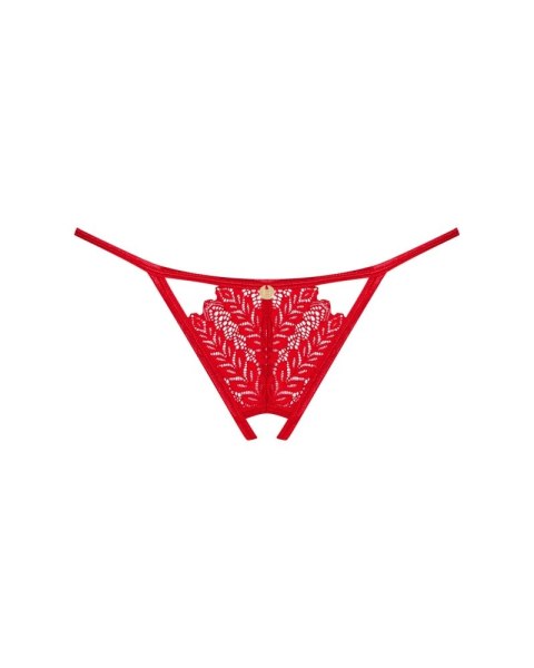 Obsessive - Seksowne Stringi Ingridia Bez Krocza Czerwone XL/2XL Obsessive - Seksowne Stringi Ingridia Bez Krocza Czerwone XL/2XL