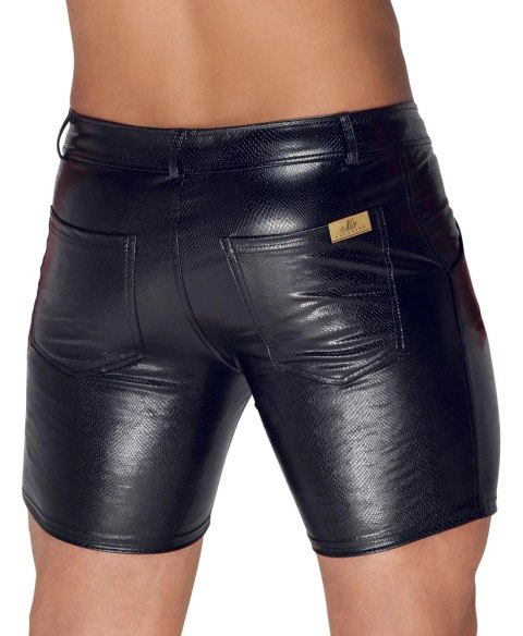 Noir - Seksowne Szorty Męskie Skóra Węża Czarne 2XL Noir - Seksowne Szorty Męskie Skóra Węża Czarne 2XL