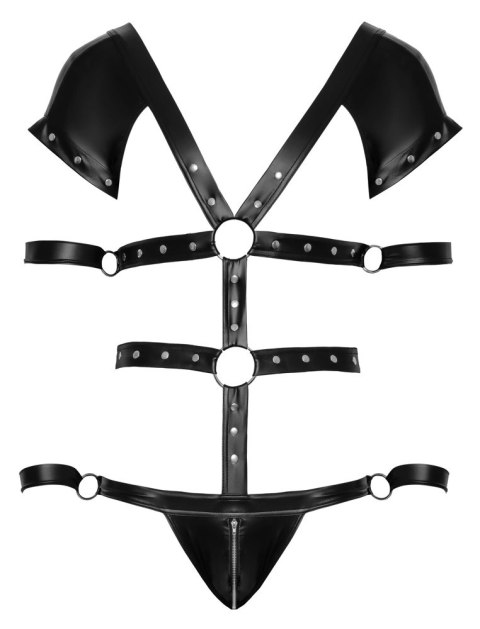 Svenjoyment Bondage - Seksowne Męskie Body Z Pasków BDSM Czarne XL Svenjoyment Bondage - Seksowne Męskie Body Z Pasków BDSM Czarne XL