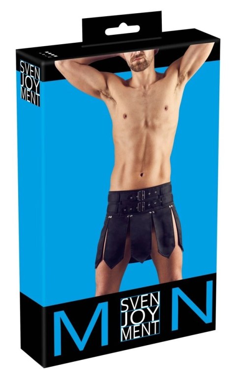 Svenjoyment - Spódnica Męska W Stylu Gladiatorskim Czarna L Svenjoyment - Spódnica Męska W Stylu Gladiatorskim Czarna L