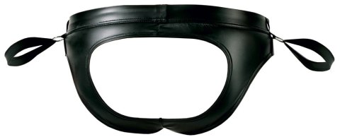 Svenjoyment Bondage - Seksowne Slipy Męskie Bez Tyłu Z Mankietami Czarny Mat M