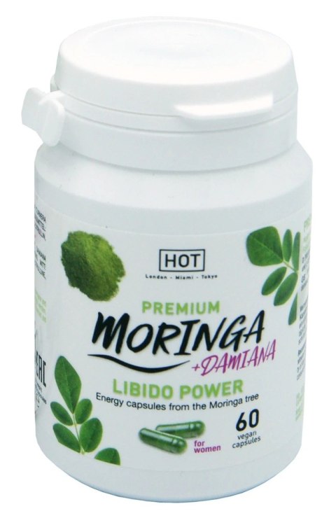 Pondzuające Tabletki Dla Kobiet - HOT BIO Moringa Libido Caps 60 Pondzuające Tabletki Dla Kobiet - HOT BIO Moringa Libido Caps 60