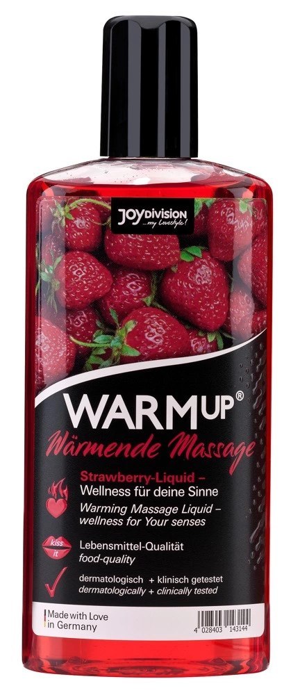 Warmup - Rozgrzewający Płyn Do Masażu Truskawka 150ml Warmup - Rozgrzewający Płyn Do Masażu Truskawka 150ml