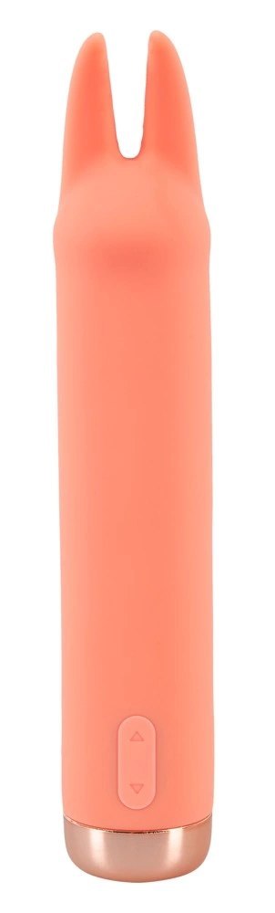 Peachy - Mini Wibrator Z Vibro-Uszami Pomarańczowy