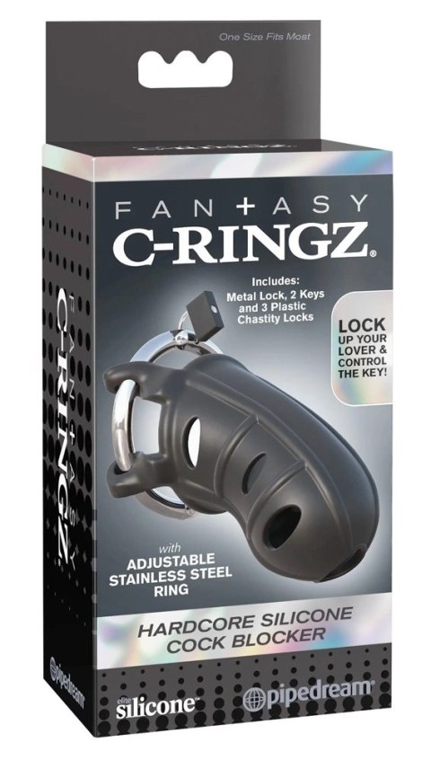 Fantasy C-Ringz- Klatka Na Penisa Z Metalową Kłódką I Kluczykiem Fantasy C-Ringz- Klatka Na Penisa Z Metalową Kłódką I Kluczykiem