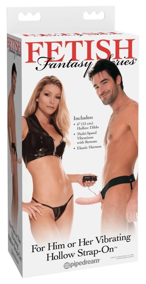 Fetish Fantasy Series - Strap-On Regulowane Z Realistycznym Wibratorem 17 cm Fetish Fantasy Series - Strap-On Regulowane Z Realistycznym Wibratorem 17 cm