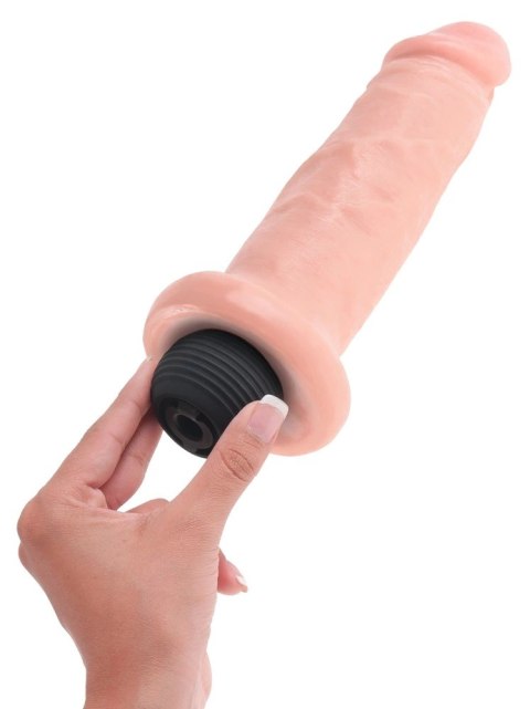 King Cock - Realistyczne Naturalne Dildo Z Wytryskiem 15 CM Jasny Kolor Skóry King Cock - Realistyczne Naturalne Dildo Z Wytryskiem 15 CM Jasny Kolor Skóry