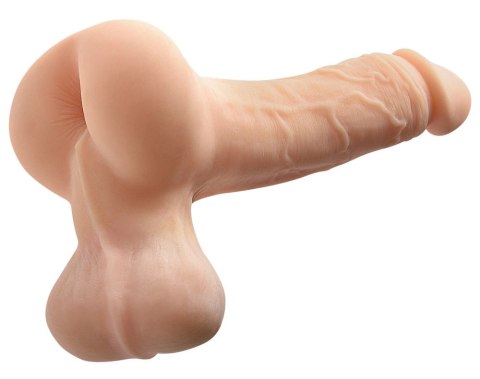 PET - Realistyczny Penis Z Jądrami I Otworem Cielisty XL 26 CM PET - Realistyczny Penis Z Jądrami I Otworem Cielisty XL 26 CM