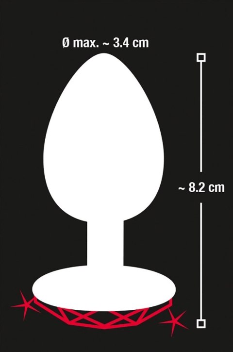 You2Toys - Korek analny - diament czerwony - średni You2Toys - Korek analny - diament czerwony - średni