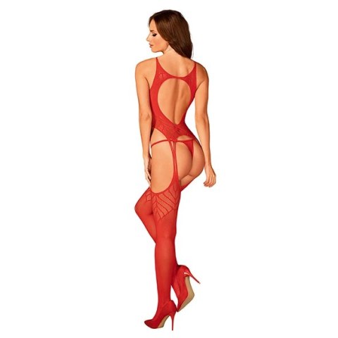 Obsessive - Seksowne Czerwone Bodystocking N122 S/M/L Obsessive - Seksowne Czerwone Bodystocking N122 S/M/L